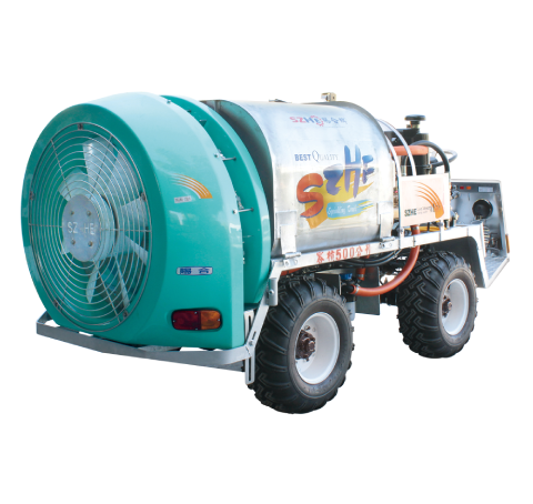 SH-64(雙層水藍)<br>自走鼓風式噴霧機<br>適用:釋迦、芒果、百香果、柚子、芭樂